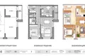 Квартира 3 комнаты 63 м² Минск, Беларусь