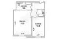 Wohnung 2 zimmer 49 m² Brest, Belarus