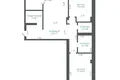 Apartamento 3 habitaciones 102 m² Minsk, Bielorrusia