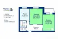 Квартира 2 комнаты 50 м² Жлобин, Беларусь