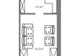 Квартира 1 комната 18 м² Вильнюс, Литва