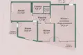 4 room apartment 66 m² Minsk, Belarus