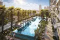 Жилой комплекс Новая резиденция One Park Central с бассейнами, коворкингом и круглосуточной охраной, JVC, Дубай, ОАЭ