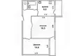 Apartamento 2 habitaciones 53 m² Muchaviecki sielski Saviet, Belarús