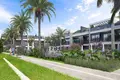 Residential complex Resort residential complex with communal swimming pool, in the actively developing area of Belek, Antalya, Turkey