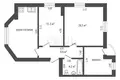 3 room apartment 96 m², All countries