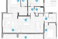 Penthouse 3 bedrooms 261 m² in Budva, Montenegro