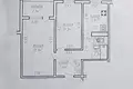 2 room apartment 47 m² Minsk, Belarus