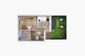 1 bedroom apartment 30 m² Warsaw, Poland