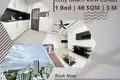 Piso independiente 2 habitaciones 49 m² Pattaya, Tailandia