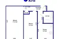 Appartement 2 chambres 42 m² Minsk, Bélarus