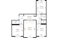 3 room apartment 66 m² Minsk, Belarus