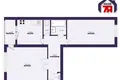 2 room apartment 50 m² Starobin, Belarus