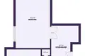 1 room apartment 37 m² Salihorsk, Belarus