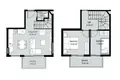 Mieszkanie 2 pokoi 86 m² Alanya, Turcja