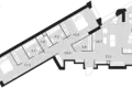 Квартира 3 комнаты 101 м² район Коньково, Россия