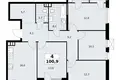 4 room apartment 101 m² South-Western Administrative Okrug, Russia