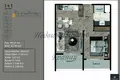 2 room apartment 62 m² in Erdemli, Turkey