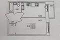 Mieszkanie 1 pokój 33 m² Murino, Rosja