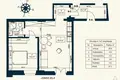 Wohnung 2 zimmer 47 m² Rigaer Strand, Lettland