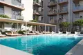Wohnkomplex New S1LVA PARK Residence with swimming pools close to a school, in the green area of JVT, Dubai, UAE