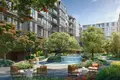 Complexe résidentiel New residence with a swimming pool, a fitness centre and a co-working space, Bangkok, Thailand