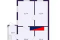 Haus 43 m² Fanipalski sielski Saviet, Belarus
