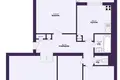 Mieszkanie 4 pokoi 83 m² Akciabrski, Białoruś