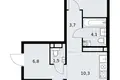 3 room apartment 60 m² Postnikovo, Russia