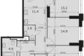 Квартира 3 комнаты 80 м² Москва, Россия