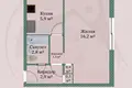 Apartamento 1 habitación 30 m² Minsk, Belarús