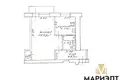 1 room apartment 33 m² Minsk, Belarus