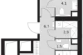 Квартира 2 комнаты 63 м² район Коньково, Россия