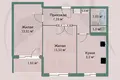 Appartement 2 chambres 50 m² Borissov, Bélarus