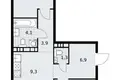 Mieszkanie 3 pokoi 59 m² Wnukowo, Rosja