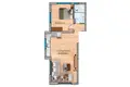2 room apartment 103 m² Trikomo, Northern Cyprus