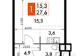Отель 27 м² Москва, Россия