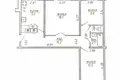 3 room apartment 71 m² Vitsebsk, Belarus