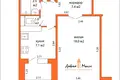 Wohnung 1 zimmer 37 m² Minsk, Weißrussland