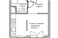 Wohnung 1 Zimmer 27 m² Warschau, Polen