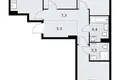 Квартира 3 комнаты 72 м² район Коммунарка, Россия