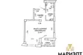 Квартира 1 комната 43 м² Минск, Беларусь