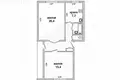 2 room apartment 55 m² Malaryta, Belarus