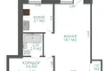 1 room apartment 33 m² Minsk, Belarus