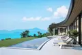 Complexe résidentiel New complex of luxury villas with swimming pools and panoramic sea views, 900 meters from the beach, Samui, Thailand