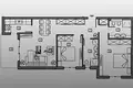 Wohnung 1 Schlafzimmer 51 m² Boreti, Montenegro