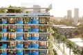 Residential complex Apartments in the new high-rise residence Bayz 102 with pools, parks and a tennis court next to Burj Khalifa, the Business Bay area, Dubai