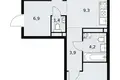 Wohnung 3 zimmer 60 m² Postnikovo, Russland