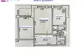 2 room apartment 52 m² Alytus, Lithuania