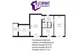 Wohnung 3 zimmer 62 m² Minsk, Belarus